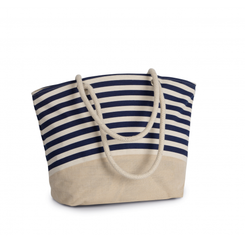 Bolsa shopper de yute estilo Marinero