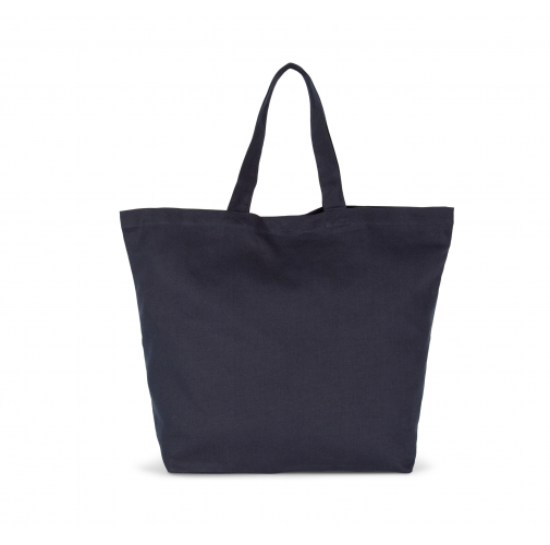navy blue Bolsa shopper de fuelle, disponibles en distintos tamaños