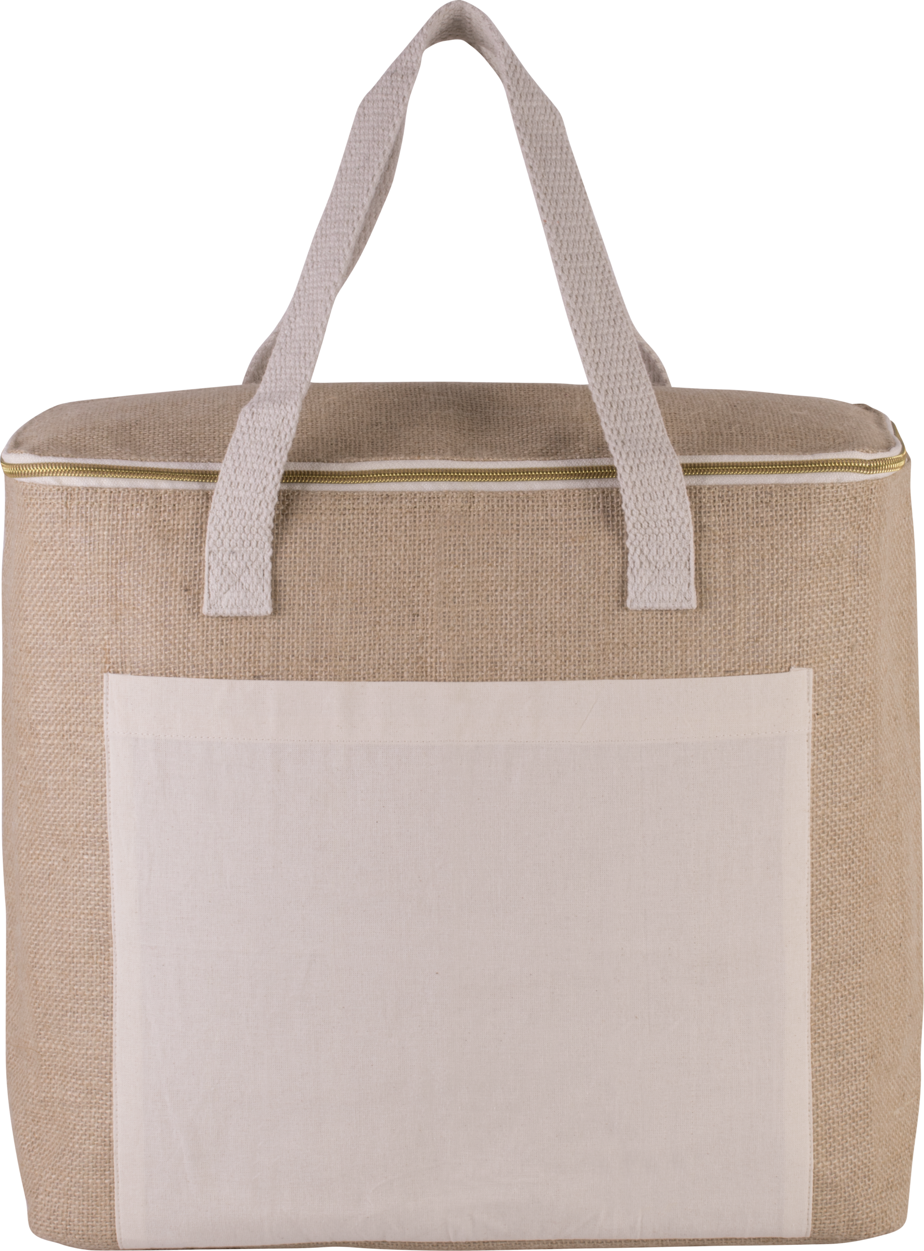 Bolsa isotérmica de yute - modelo grande