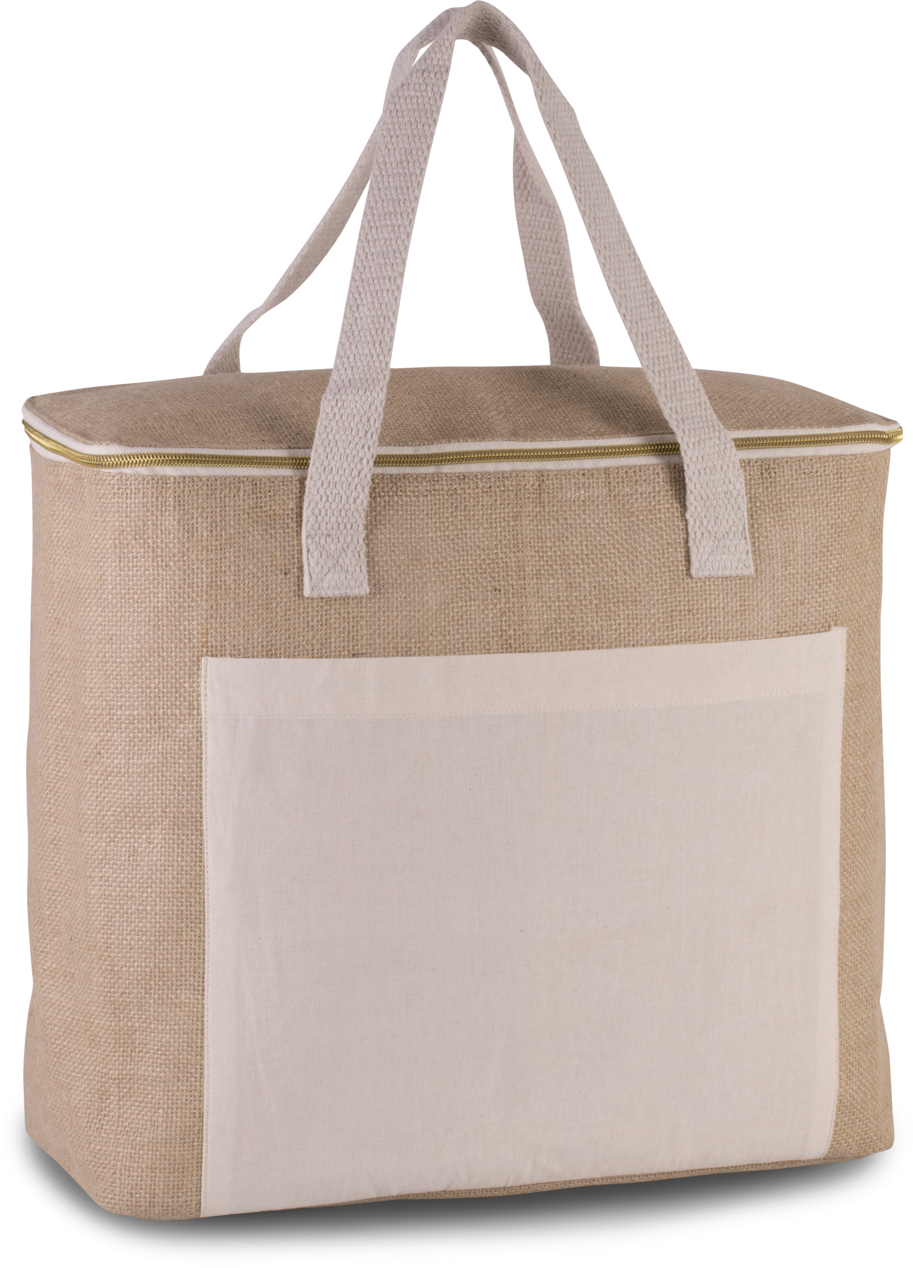 Bolsa isotérmica de yute - modelo grande