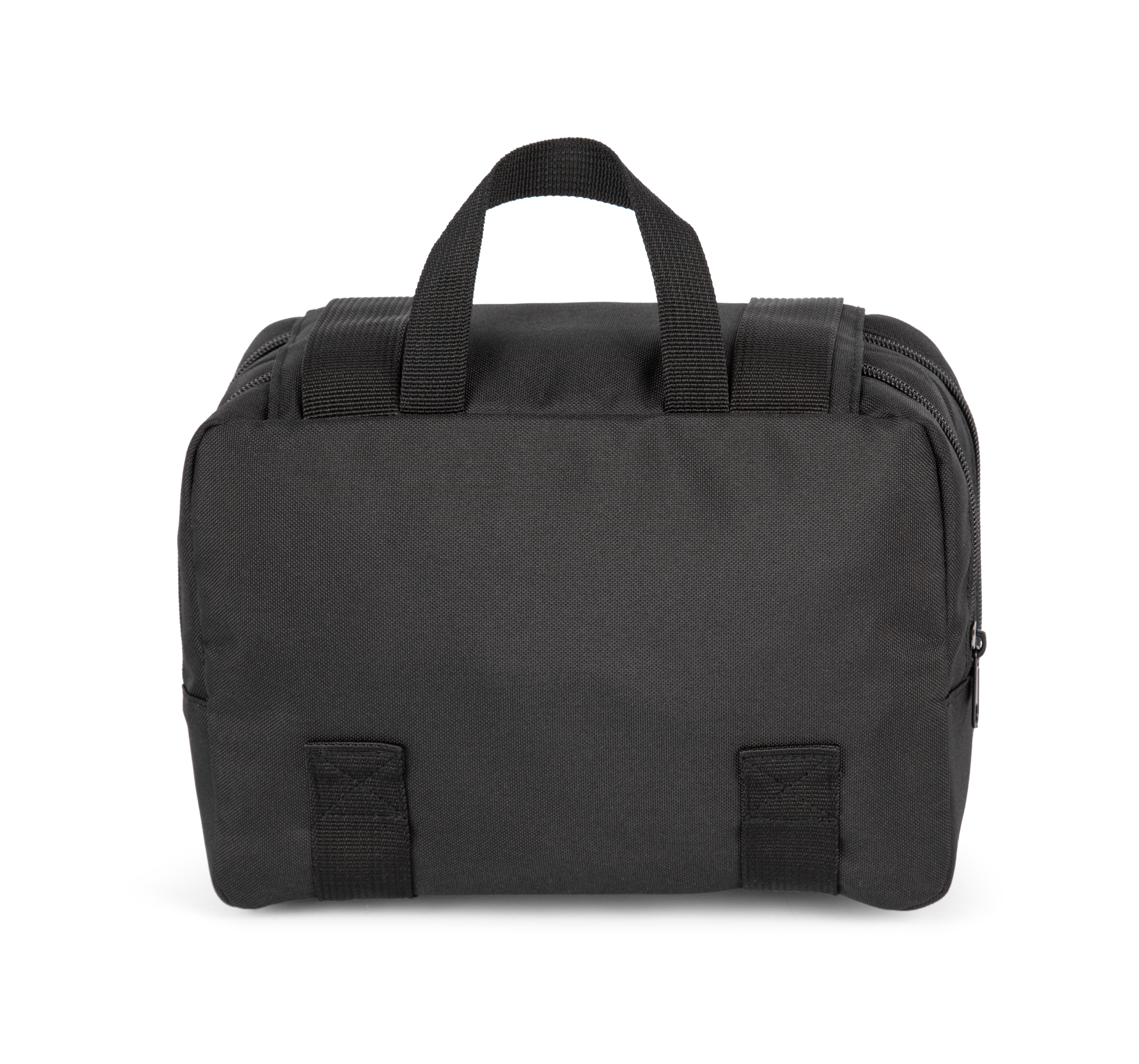 black Neceser en material reciclado con doble compartimento