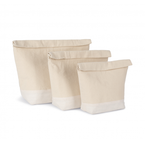 natural / white Bolsa isotérmica con cierre enrollable