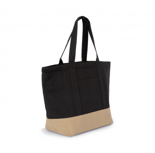 black night / hemp Bolsa shopper isotérmica en material reciclado