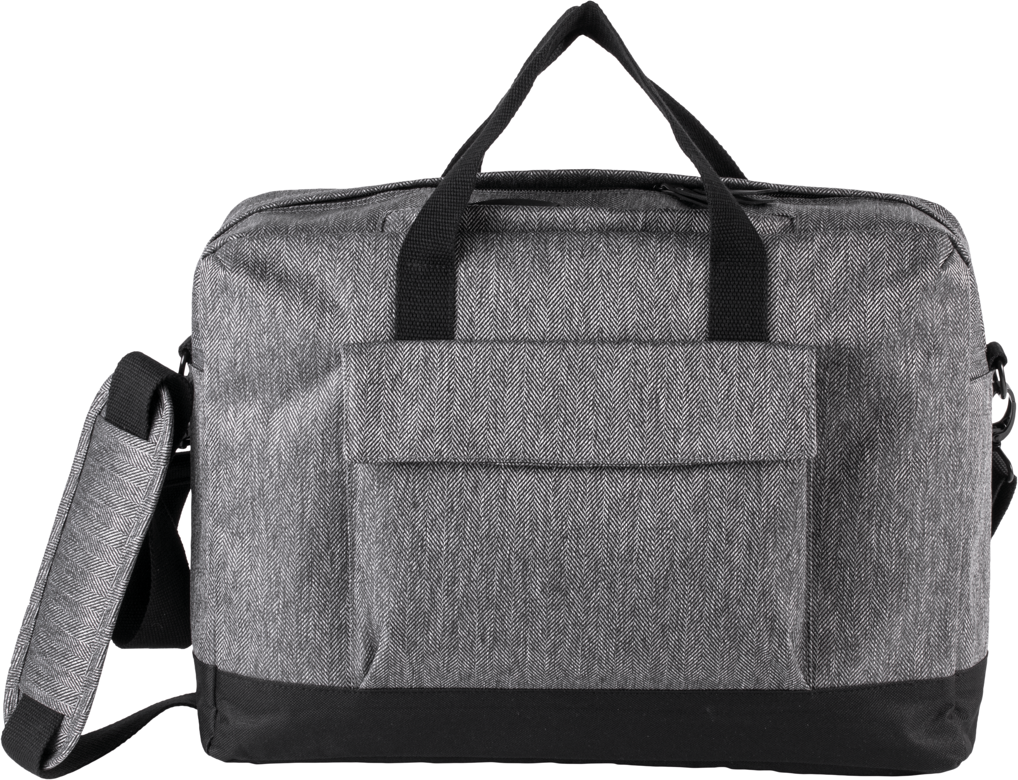 grey twill / black Bolsa para ordenador