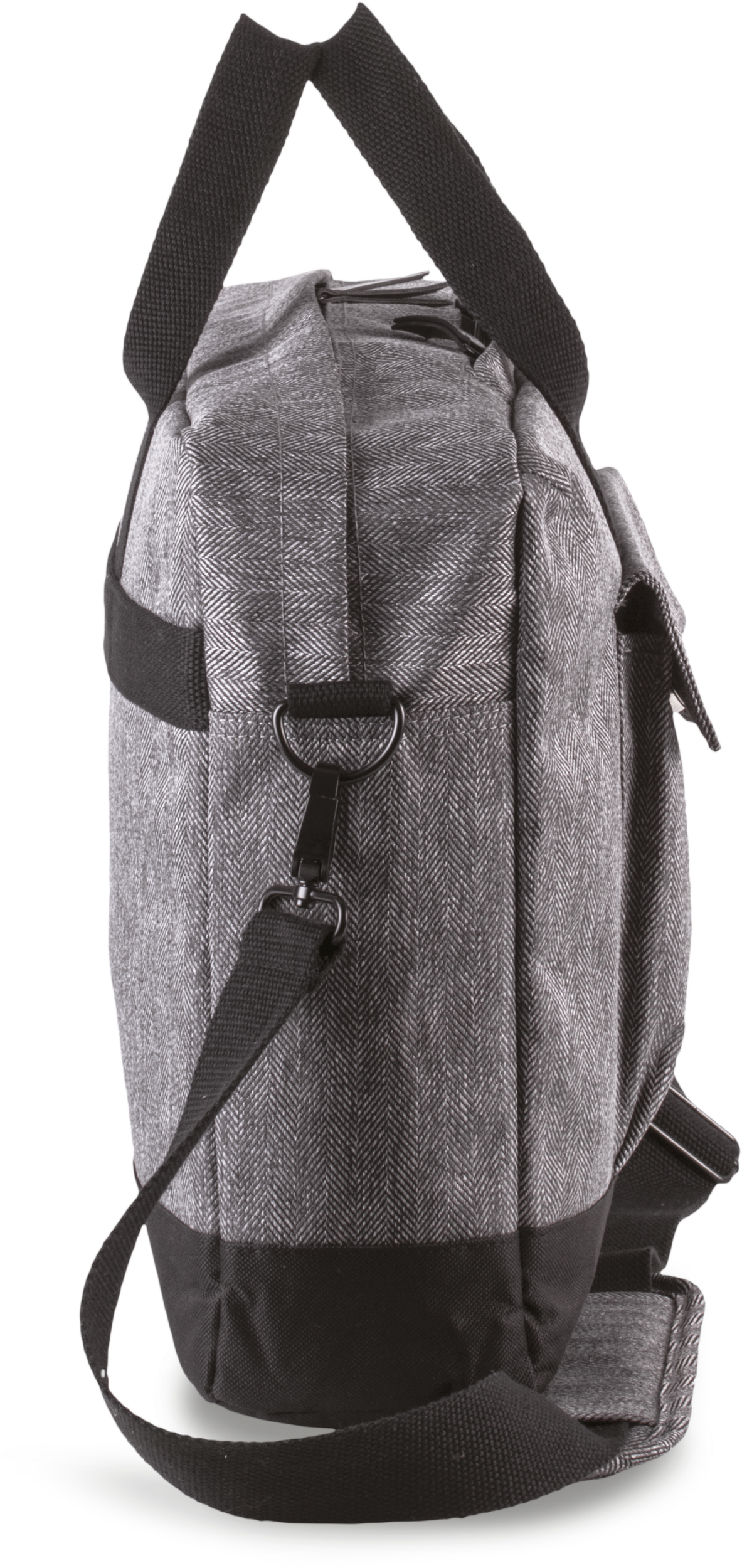 grey twill / black Bolsa para ordenador