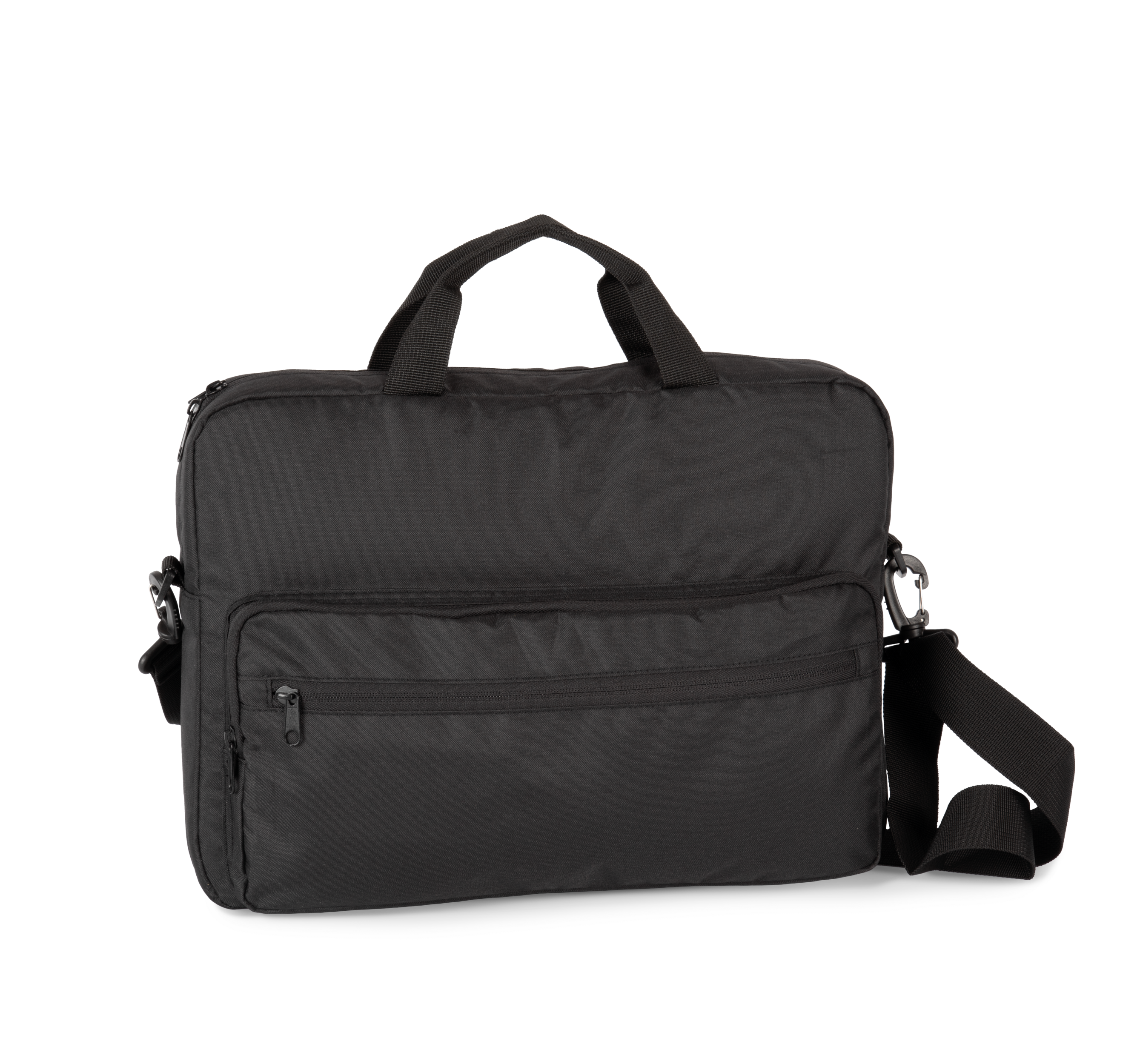 black Bolsa de trabajo para ordenador reciclada