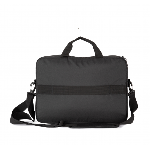 black Bolsa de trabajo para ordenador reciclada