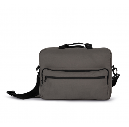 light titanium Bolsa de trabajo para ordenador reciclada