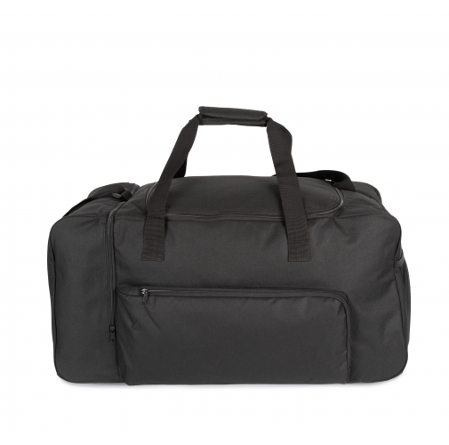 black Bolsa de deporte grande con compartimento lateral