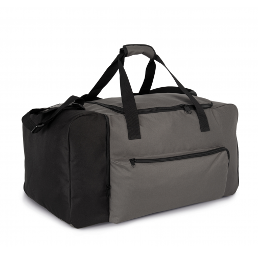 light titanium / black Bolsa de deporte grande con compartimento lateral