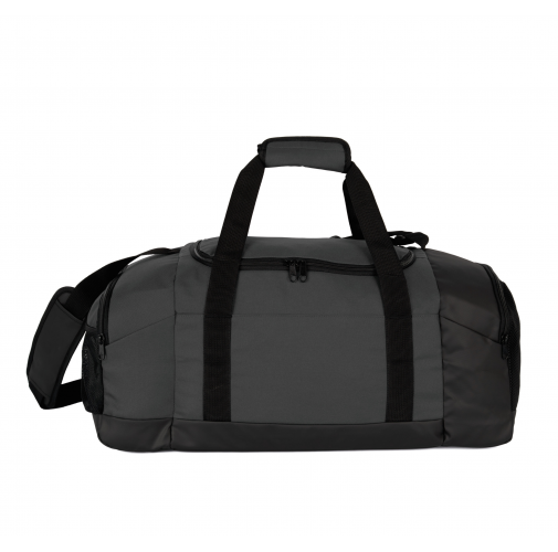 black Bolsa de deporte en material reciclado con doble compartimento lateral