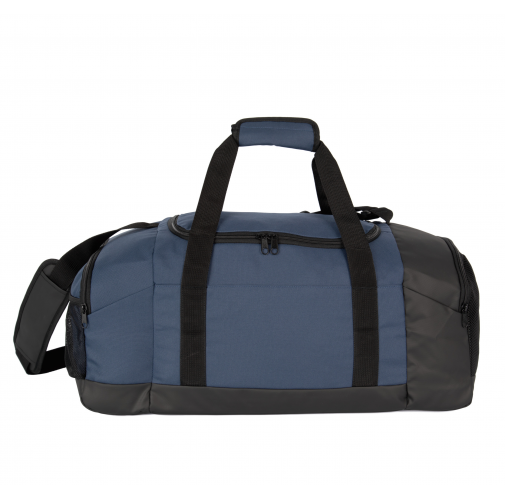 deep blue / black Bolsa de deporte en material reciclado con doble compartimento lateral