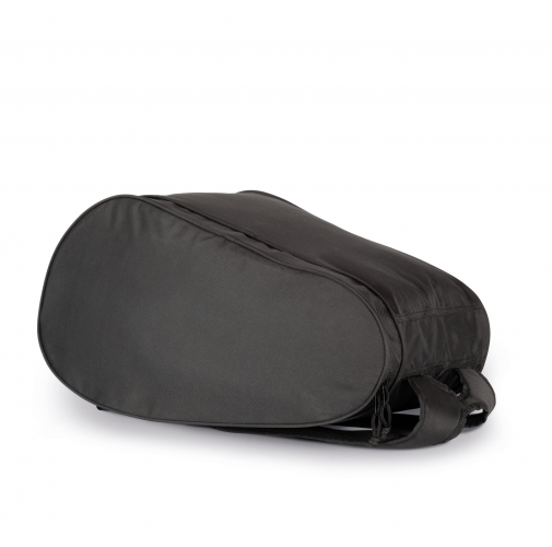black Mochila de pádel reciclada con porta raquetas