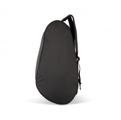 black Mochila de pádel reciclada con porta raquetas