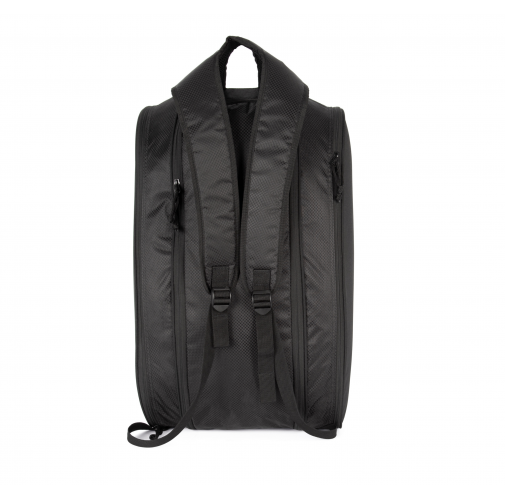 black Mochila de pádel con doble compartimento portarraquetas