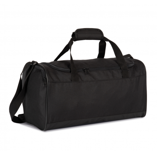 black Bolsa de deporte básica en material reciclado