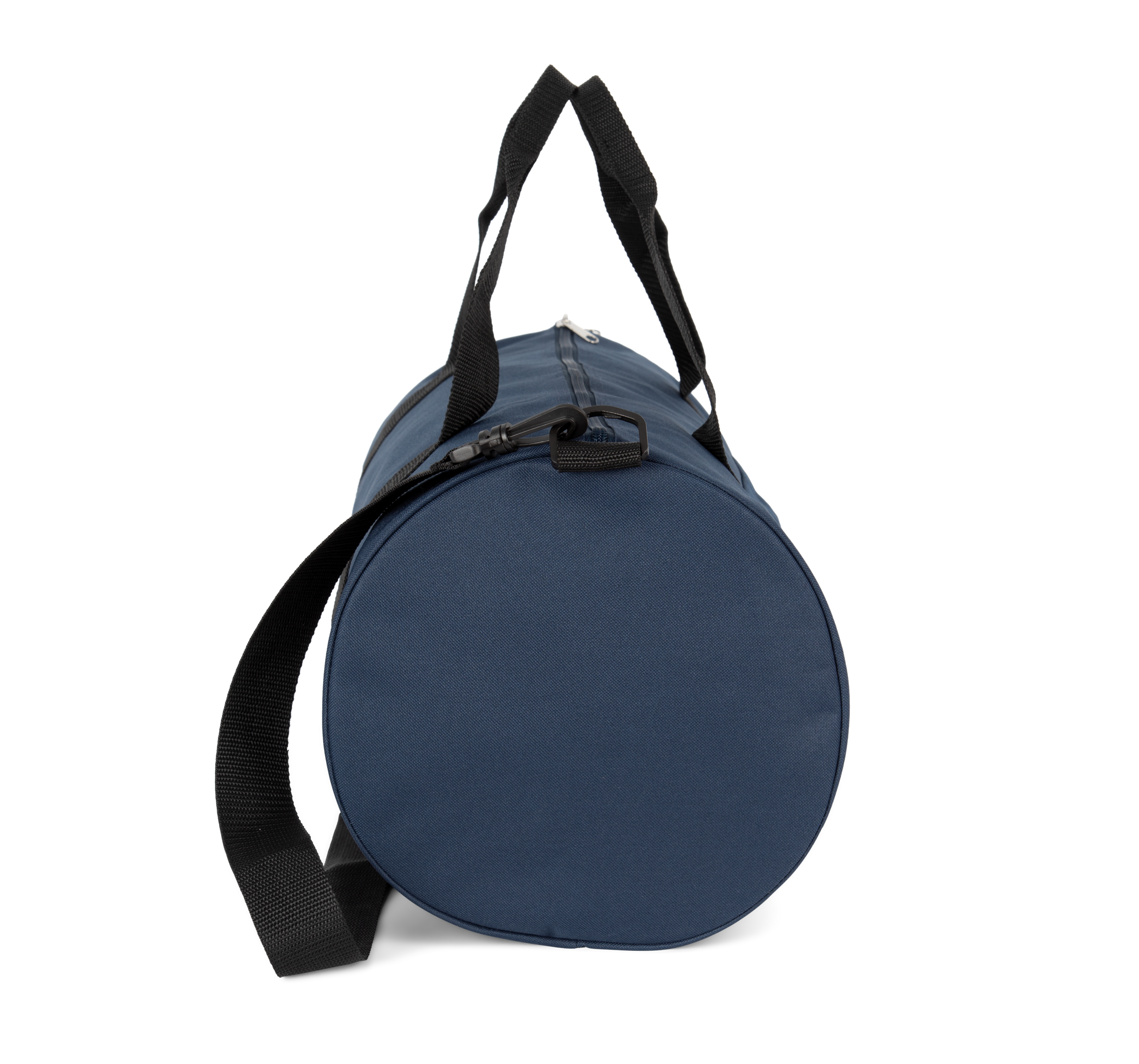 black Bolsa de poliéster reciclado con bolsillo frontal