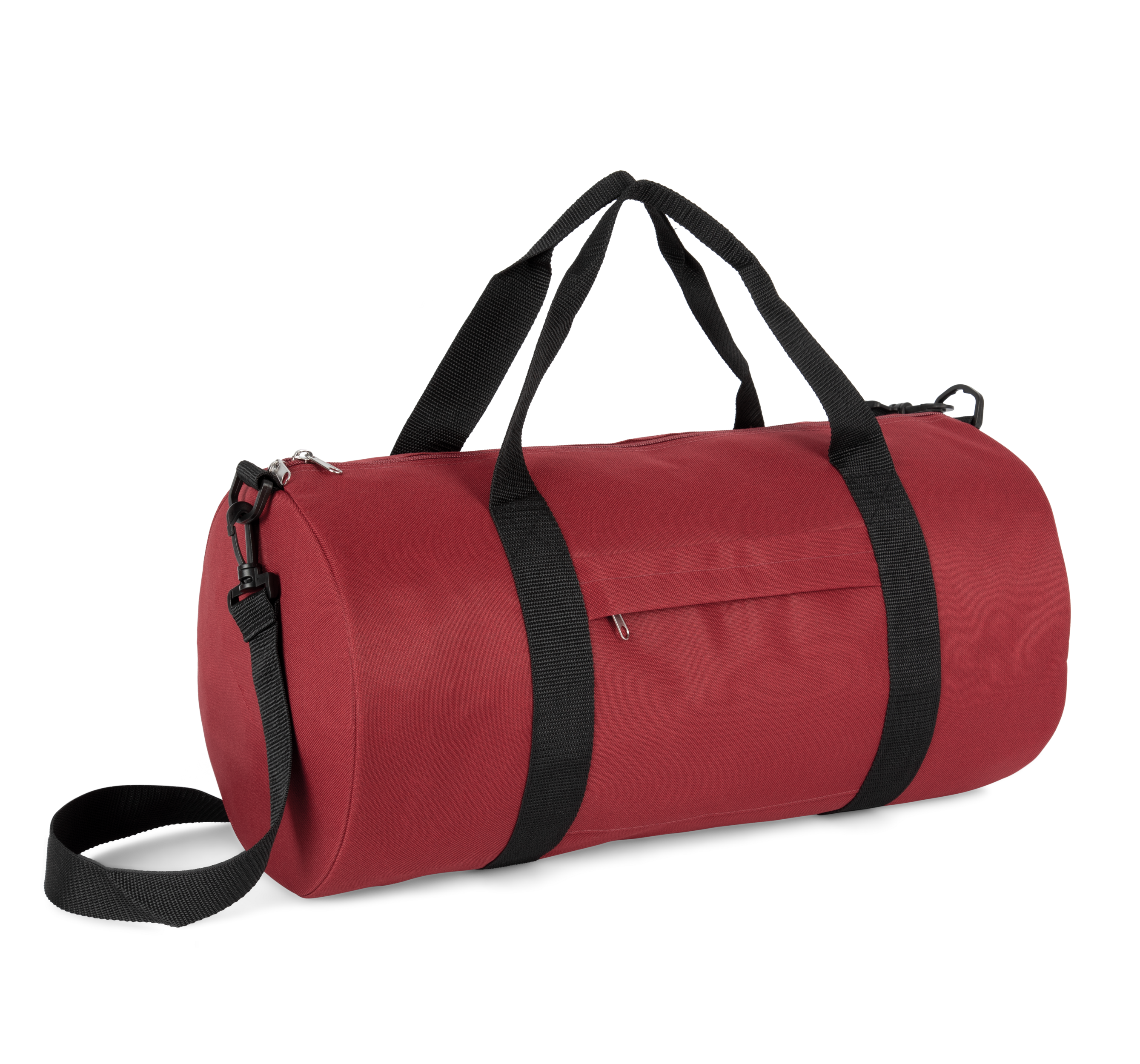 red safran Bolsa de poliéster reciclado con bolsillo frontal