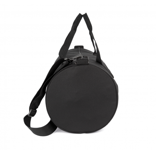 black Bolsa de poliéster reciclado con bolsillo frontal