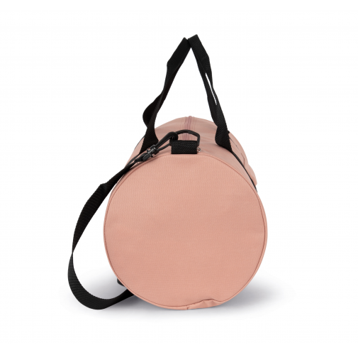 flamingo pink Bolsa de poliéster reciclado con bolsillo frontal