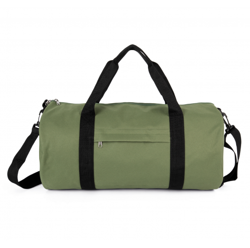 matcha green Bolsa de poliéster reciclado con bolsillo frontal