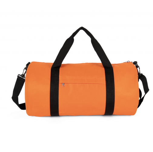 orange zest Bolsa de poliéster reciclado con bolsillo frontal