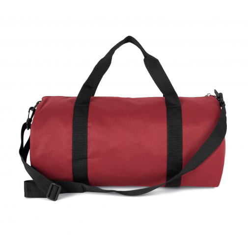 red safran Bolsa de poliéster reciclado con bolsillo frontal