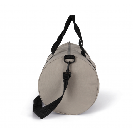 taupe Bolsa de poliéster reciclado con bolsillo frontal
