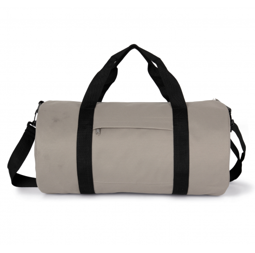taupe Bolsa de poliéster reciclado con bolsillo frontal