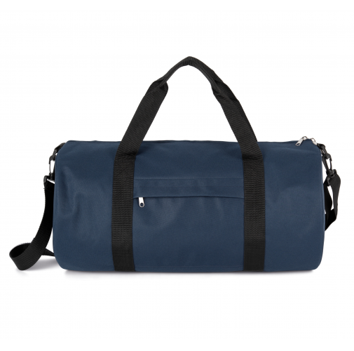 twilight blue Bolsa de poliéster reciclado con bolsillo frontal