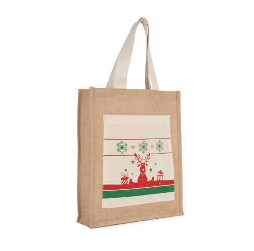 Bolsa sopper con motivos navideños