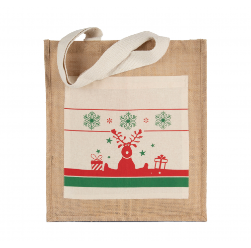 Bolsa sopper con motivos navideños