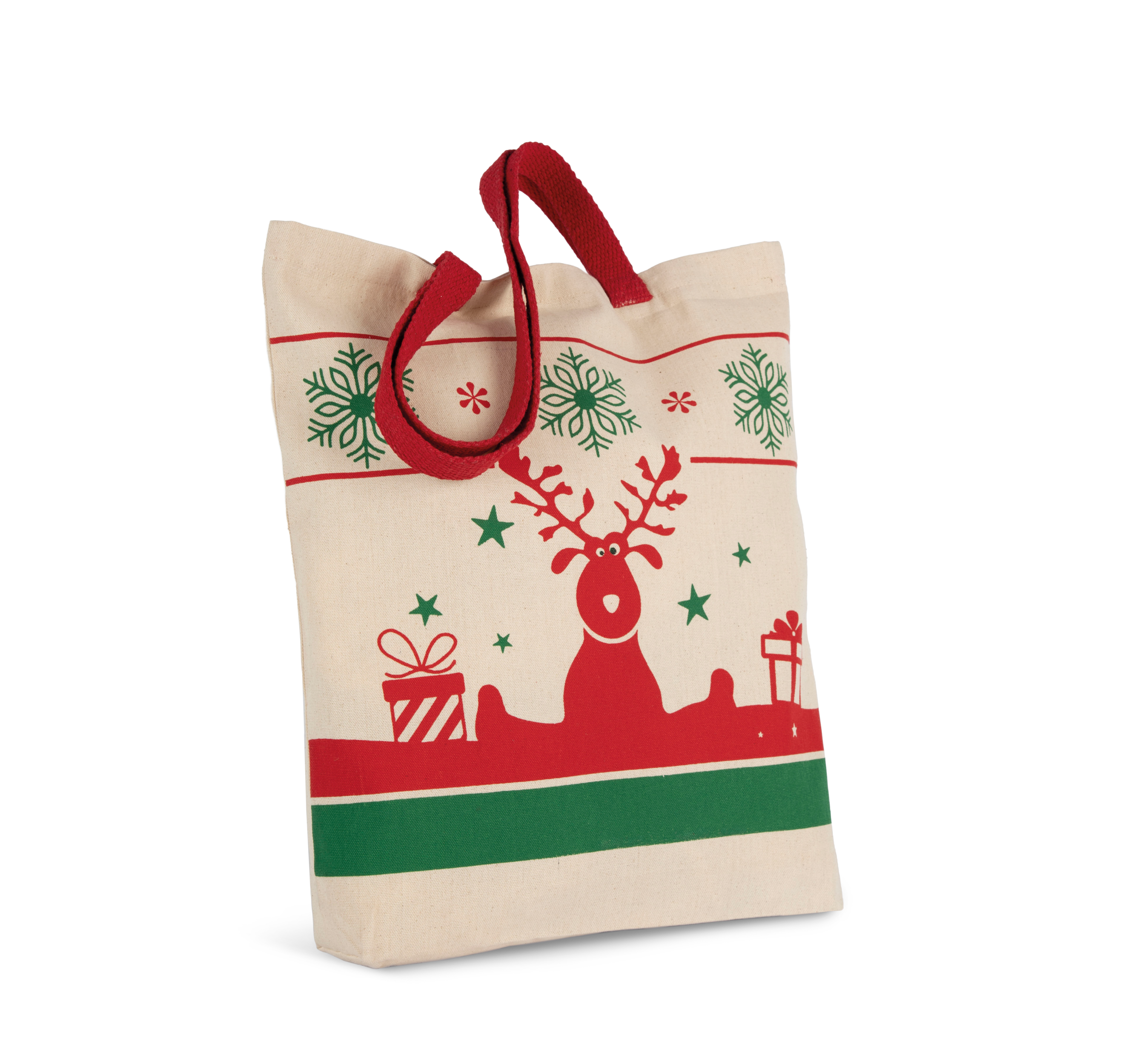 Bolsa shopper con motivos navideños