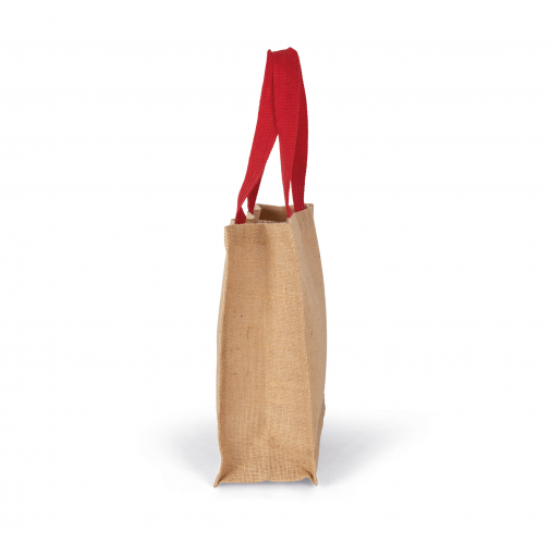 natural / cherry red Bolsa shopper XL