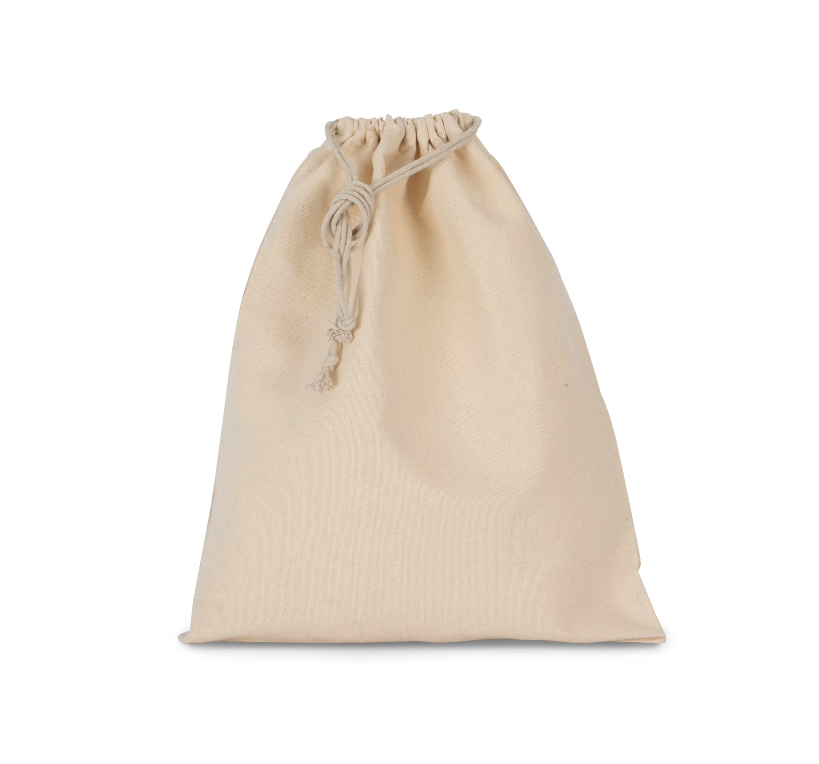 black Bolsa algodón cierre cordón