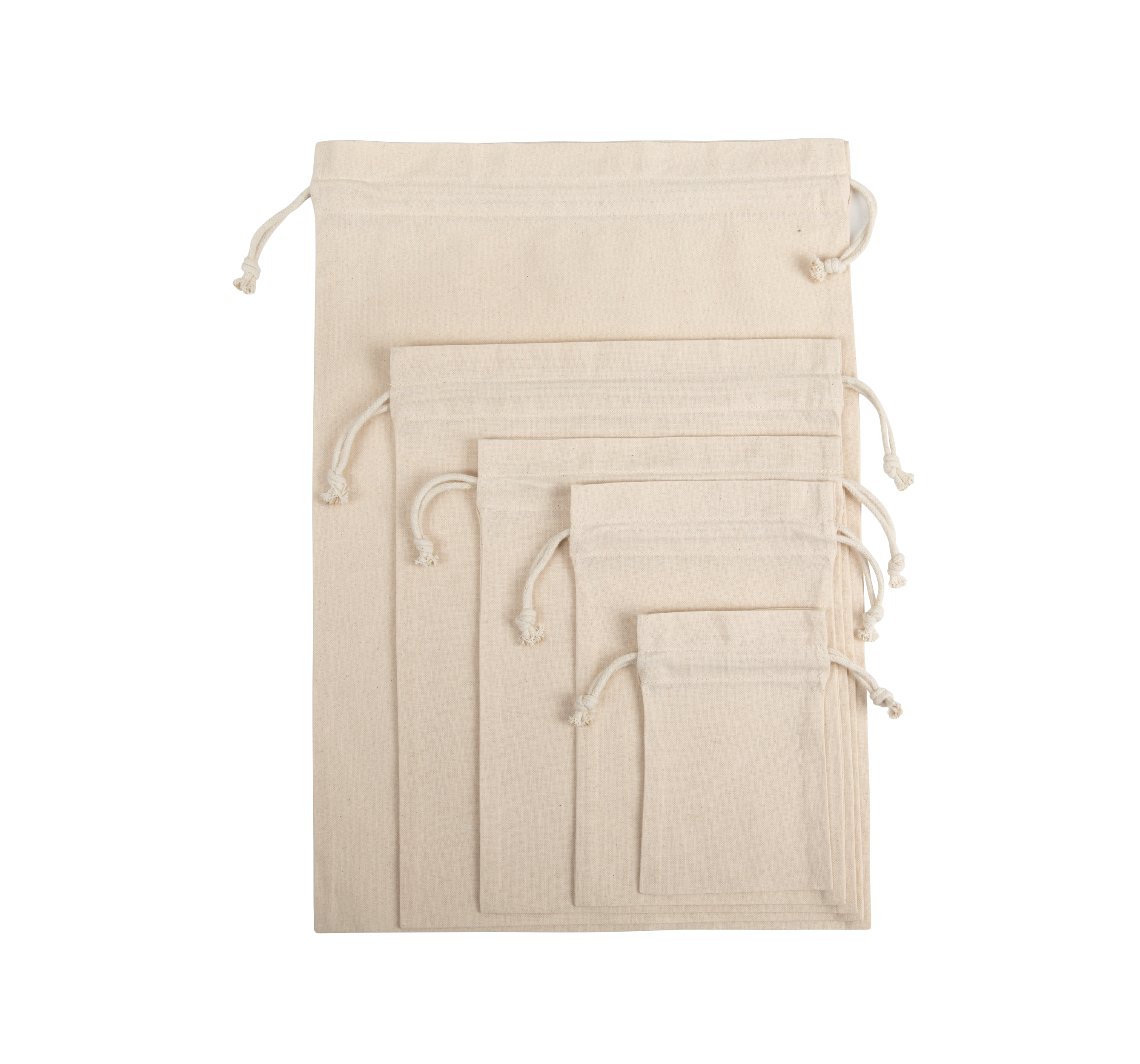 natural Bolsa de cordones corredizos