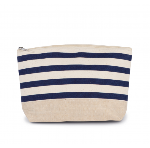 natural / navy Estuche para accesorios - estampado marinero