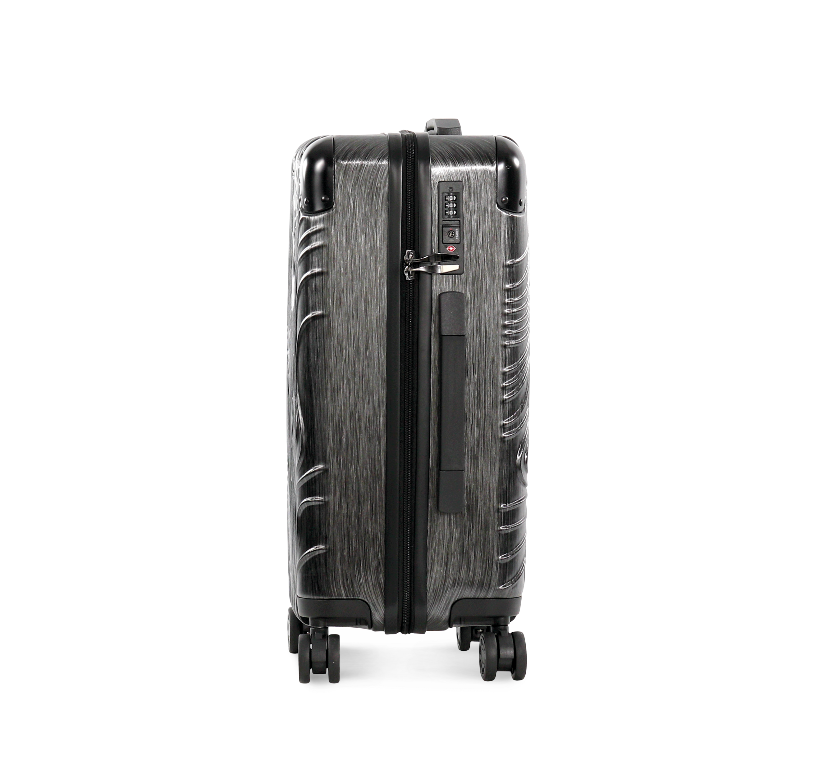 black Trolley de cabina con 4 ruedas multidireccionales