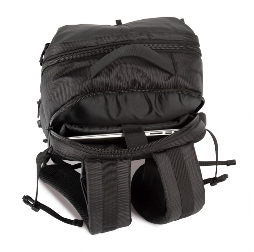 black Mochila business con soporte para el portátil