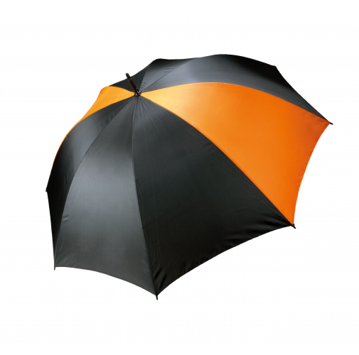 black / orange Paraguas anti-viento