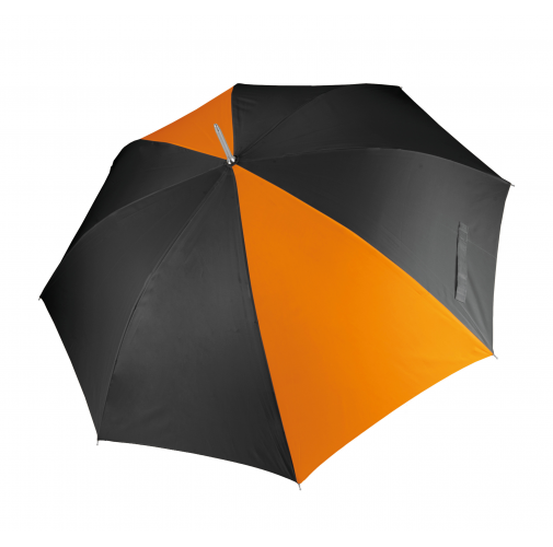black / orange Paraguas Golf