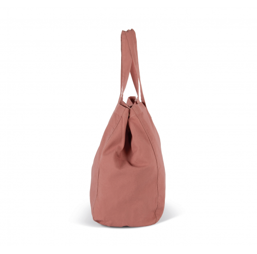 Bolsa shopper de algodón efecto lavado