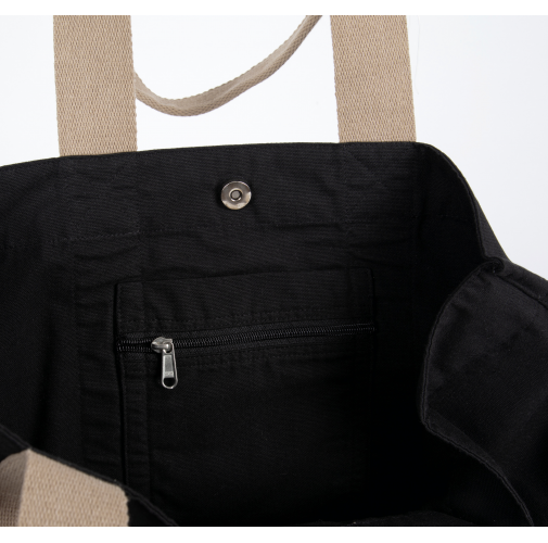 Bolsa shopper reciclada grande con fuelle
