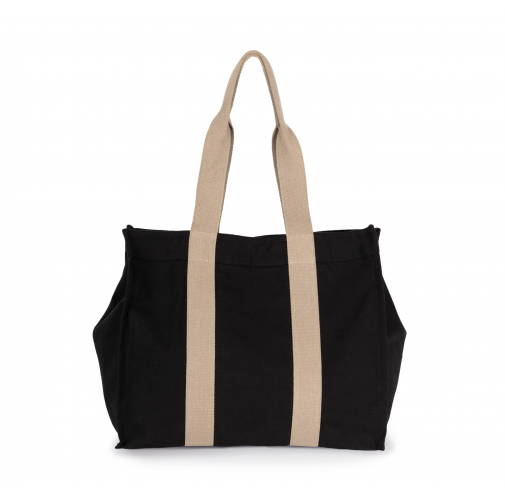 Bolsa shopper reciclada grande con fuelle