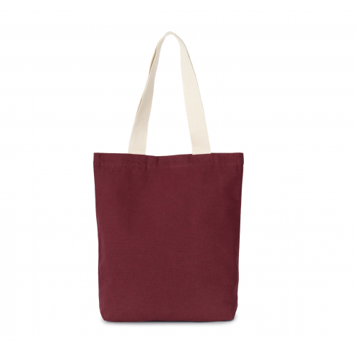 Bolsa shopper reciclada con fondo plano