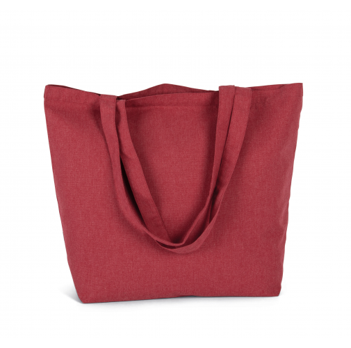 hibiscus red jhoot Bolsa shopper grande K-loop