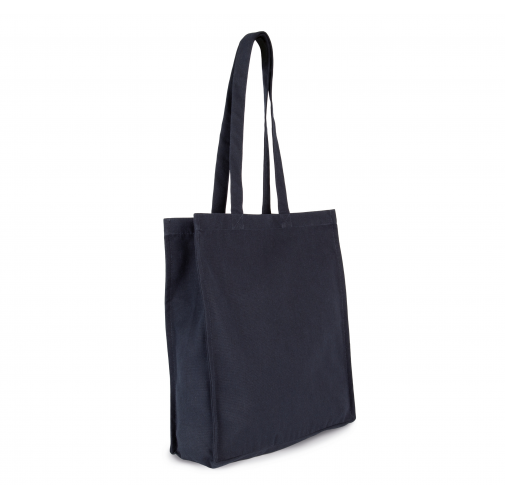navy blue jhoot Bolsa shopper rectangular K-loop
