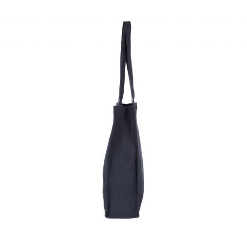 navy blue jhoot Bolsa shopper rectangular K-loop