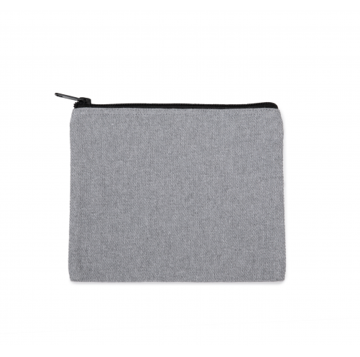 flint grey Estuche de tela tejida a mano
