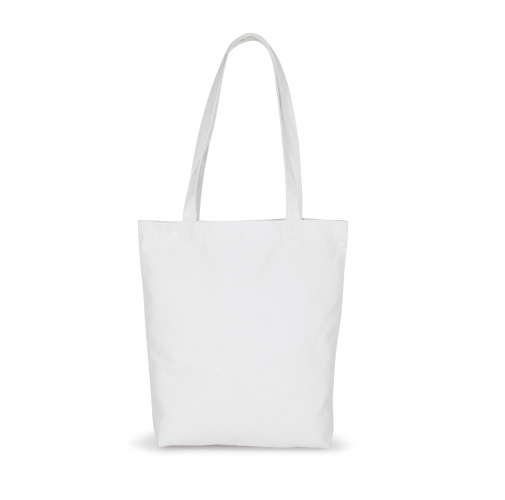 white jhoot Bolsa clásica de algodón reciclado